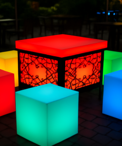 40 cm Led Işıklı Küp