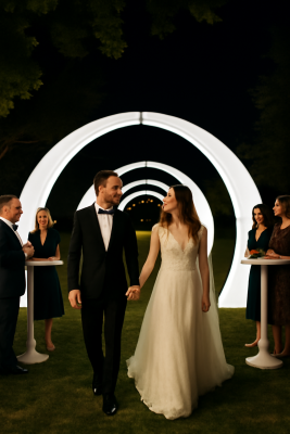 Led Işıklı Gelin yolları